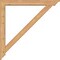 Ekena Millwork Traditional Traditional Smooth Bracket w/ Offset Brace, Western Red Cedar, 5 1/2"W x 42"D x 42"H BKT0604X42X42TRA01SWR - alternate 2